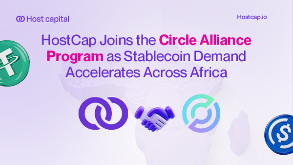 HostCap Joins the Circle Alliance Program as Stablecoin Demand Accelerates Across Africa
